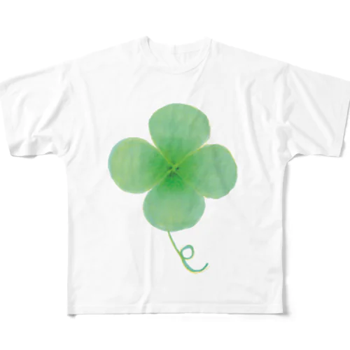 クローバー　Clover All-Over Print T-Shirt