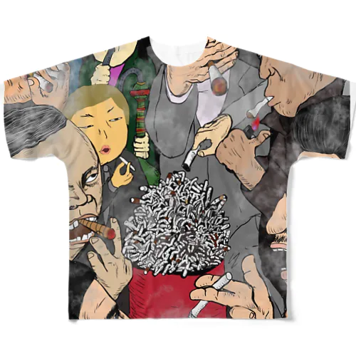 喫煙所 All-Over Print T-Shirt