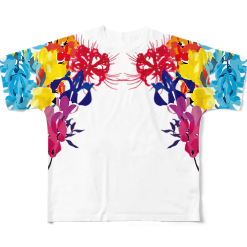 虹花 All-Over Print T-Shirt