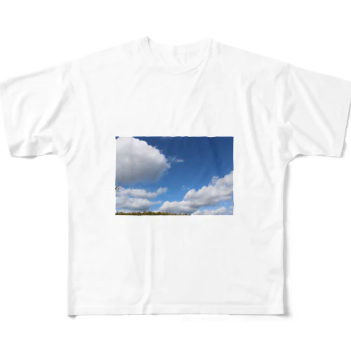 青空 All-Over Print T-Shirt
