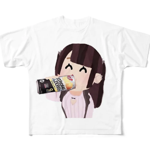 メンヘラちゃん フルグラフィックTシャツ