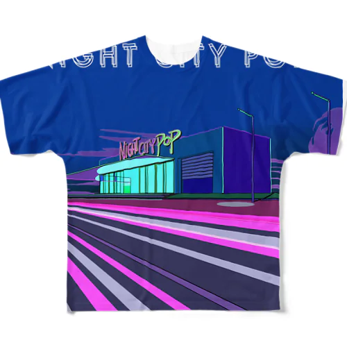 NIGHT CITY POP All-Over Print T-Shirt