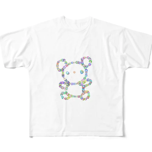 bubbleくま All-Over Print T-Shirt