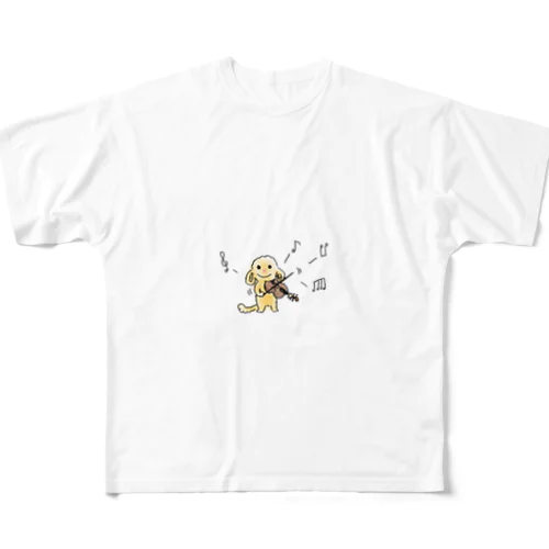 モリーバイオリンを弾く All-Over Print T-Shirt