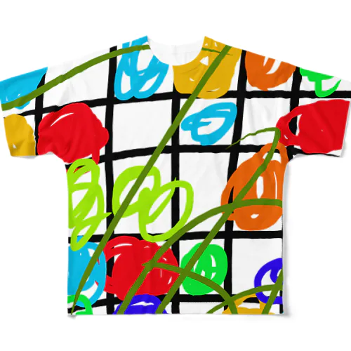 派手なT All-Over Print T-Shirt