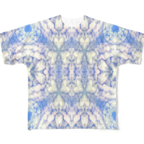 Pattern of clouds 03 フルグラフィックTシャツ