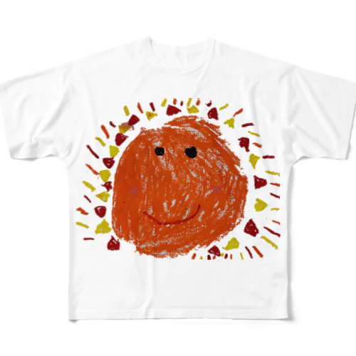 にぎやか太陽 All-Over Print T-Shirt