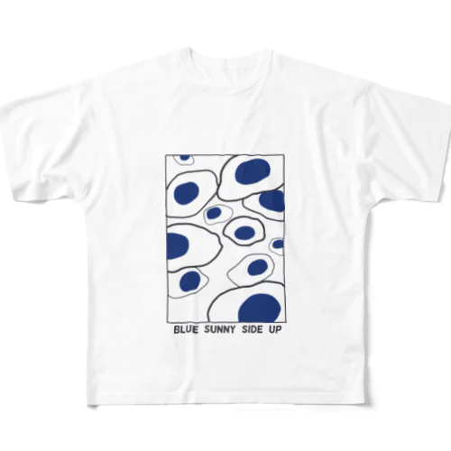 BLUE  SUNNY  SIDE  UP フルグラフィックTシャツ