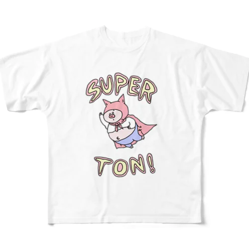 SUPER★TON!! フルグラフィックTシャツ