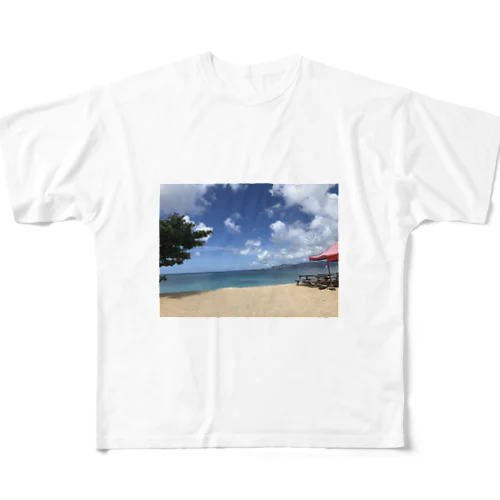 seaside All-Over Print T-Shirt