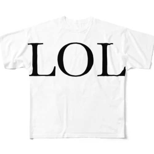 女スパイ着用「ＬＯＬ」Ｔシャツ フルグラフィックTシャツ