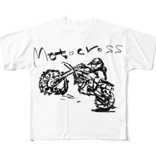 Motocross  All-Over Print T-Shirt