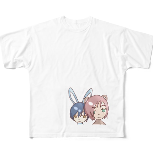 ばにさか All-Over Print T-Shirt