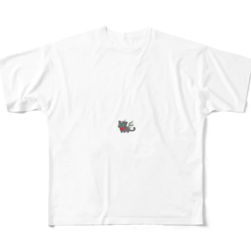 にゃんドラ｢ノック｣｣ フルグラフィックTシャツ