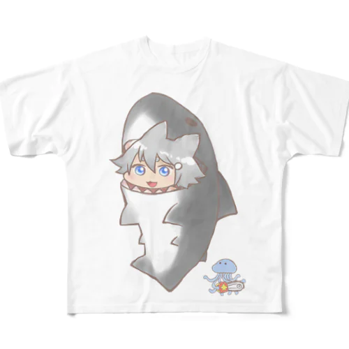 おっきめさめあもん フルグラフィックTシャツ