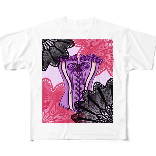 BURLESQUE フルグラフィックTシャツ