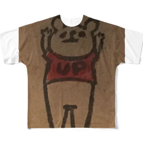 UPクマ フルグラフィックTシャツ