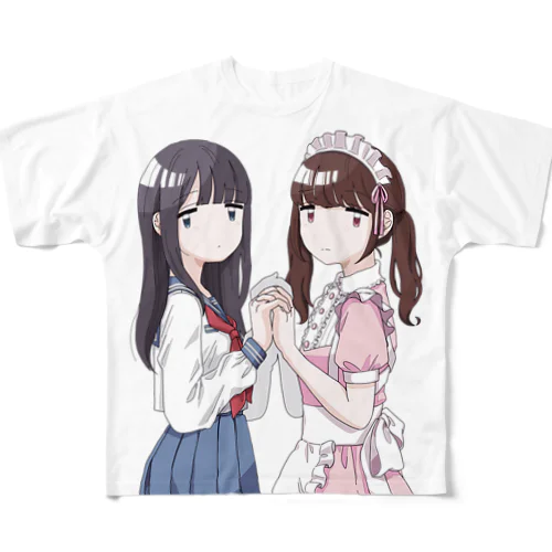 「可愛い」しか取り柄がないの フルグラフィックTシャツ