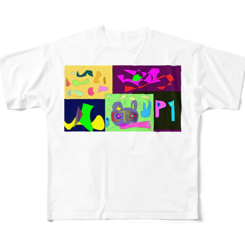 スーパー猫マンの旅 All-Over Print T-Shirt