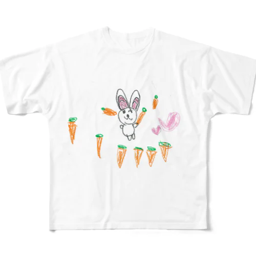 usagi_san フルグラフィックTシャツ