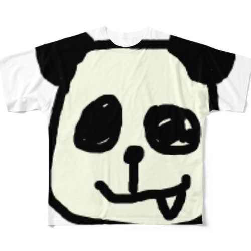 手描きパンダ All-Over Print T-Shirt
