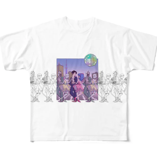 City・POP(Long) フルグラフィックTシャツ