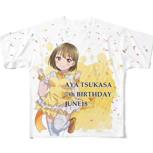 あやて生誕まつり フルグラフィックTシャツ