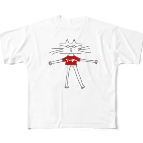 スーパーニャコ丸ダンサーズのリーダー All-Over Print T-Shirt