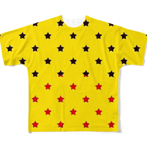 スター All-Over Print T-Shirt