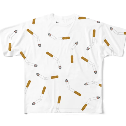 Cigarette butt フルグラフィックTシャツ