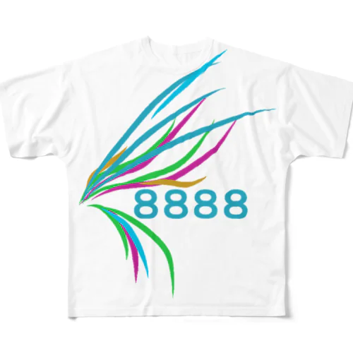 8888 フルグラフィックTシャツ