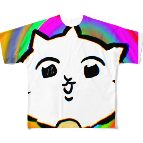 バグ猫 All-Over Print T-Shirt