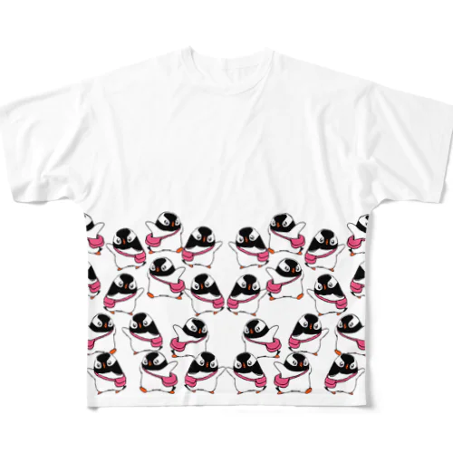 ふえるプピゴン All-Over Print T-Shirt