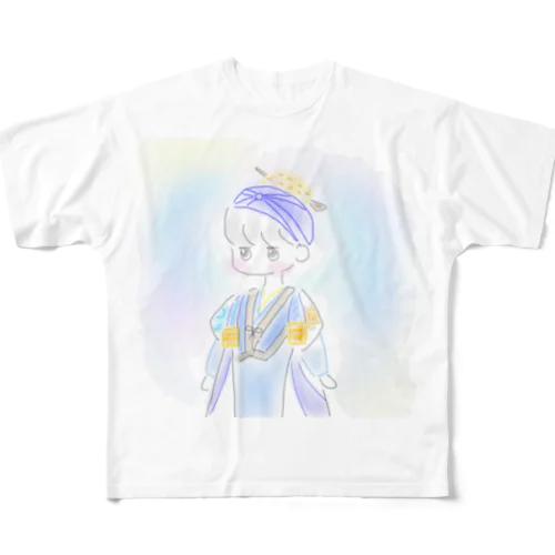 尚巴志 All-Over Print T-Shirt