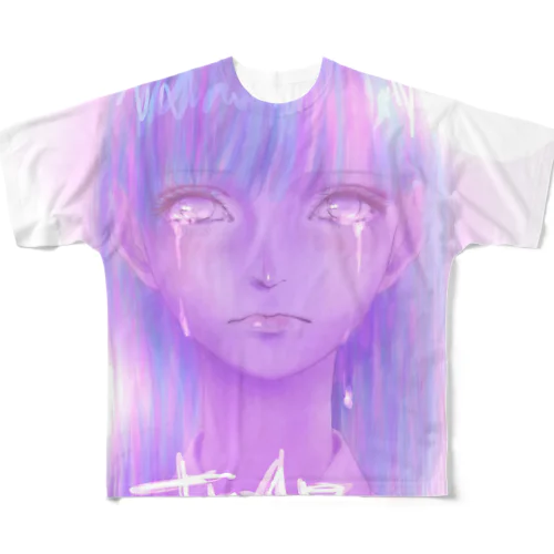 女の子 フルグラフィックTシャツ