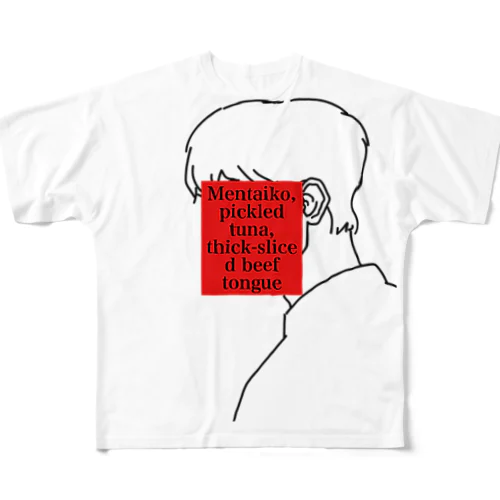 男子の All-Over Print T-Shirt