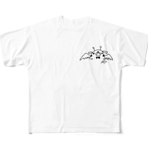 キリン好きの会 フルグラフィックTシャツ