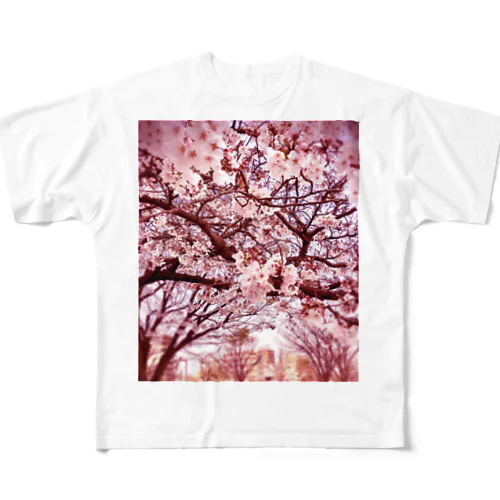 2021桜 フルグラフィックTシャツ