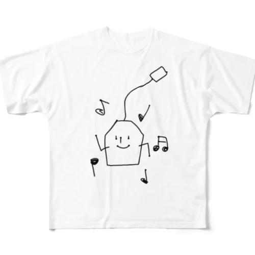 ダンスダンスティーバッグくん フルグラフィックTシャツ