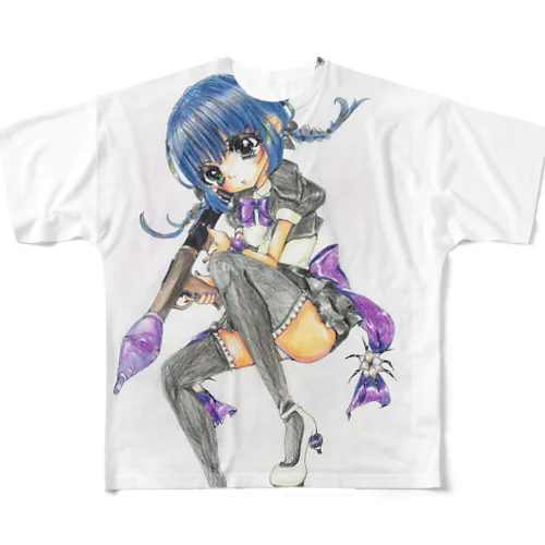 girl14 フルグラフィックTシャツ