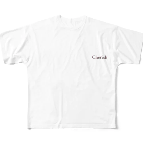 Cherish Tシャツ All-Over Print T-Shirt