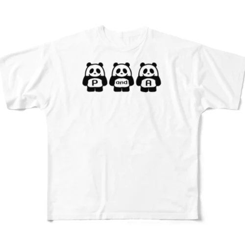 パンダ All-Over Print T-Shirt