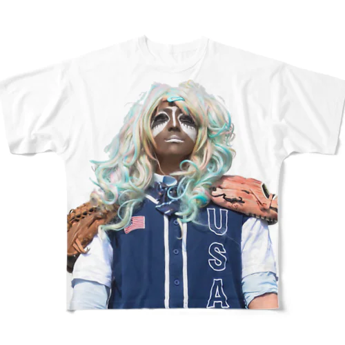 USAちぁん All-Over Print T-Shirt