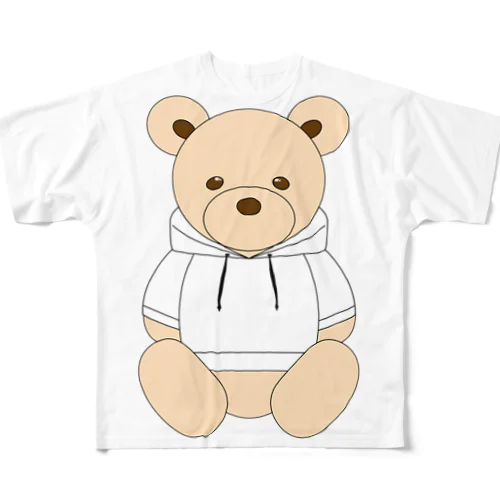 bear フルグラフィックTシャツ