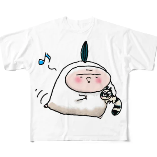 つれさりんちょ フルグラフィックTシャツ