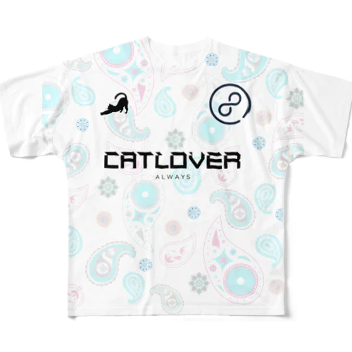 サッカー for catlover_cityFC フルグラフィックTシャツ