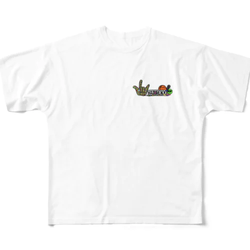 YATTEKO kawazu All-Over Print T-Shirt