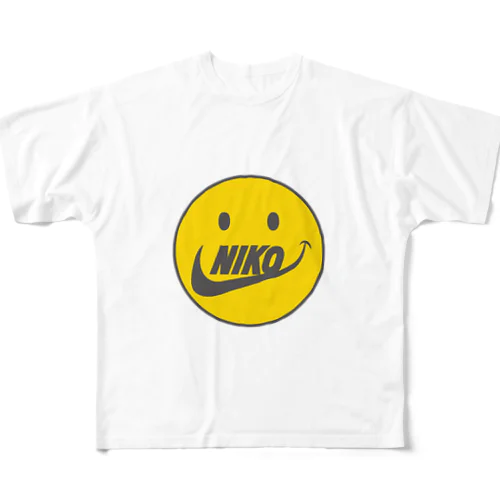 NIKO ! ナイキじゃなくてニコです。 フルグラフィックTシャツ