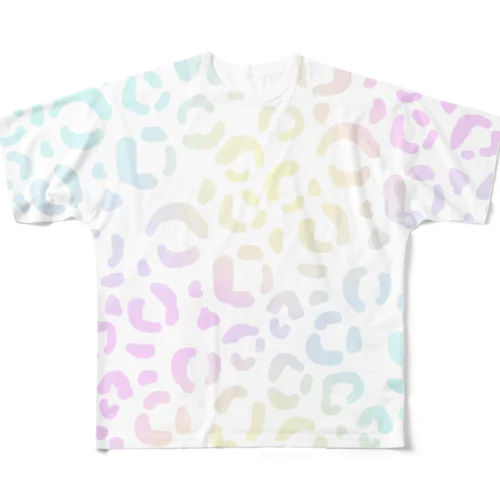 MASKレオパード虹 All-Over Print T-Shirt