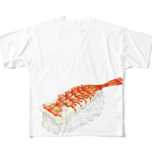 海老いっかん All-Over Print T-Shirt